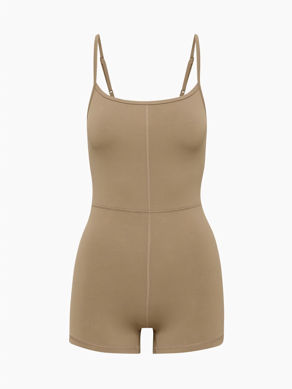 Sleek Seamless Sculpting Shapewear Bodysuit — Tan